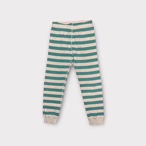 Hanna Andersson x Disney Aqua Color Stripe Organic Pajama Bottom